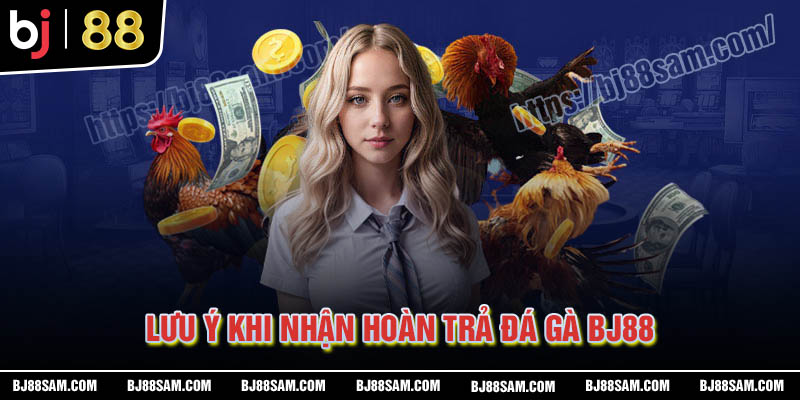 Những lưu ý khi nhận hoàn trả Đá gà BJ88